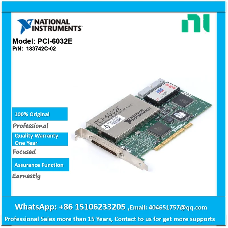 NI PCI-6032E ٱ DAQ , 16 Ʈ, 16 Ƴα Է, 100 kS/s